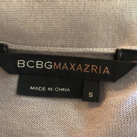 BCBGMAXAZRIA Silk and Cotton Blend Tie Dye Sequin and Beaded Sweater Size Small - Picture 11 of 12